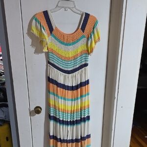 Multicolor Striped Women's Dress